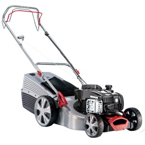AL-KO Benzinrasenmäher Classic 4.62 SP-B Plus, mit Radantrieb, Stahlblechgehäuse und Fangkorb.