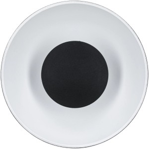 Paulmann GU10 LED-Leuchtmittel, 4,9W, warmweiß, 360 lm, EEK: G. Leuchte mit schwarzem Kolben und weißem Reflektor.