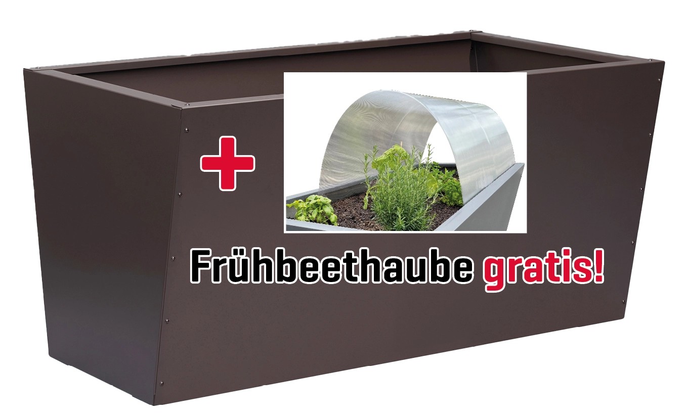 Gutta Hochbeet Valenta 150 Rost Matt 80 cm x 90 cm x 150 cm kaufen bei OBI