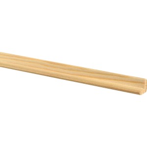 Winkelleiste aus Lärche, 15x15x2000 mm, ideal zum Verkleiden von Kanten im Innenausbau.