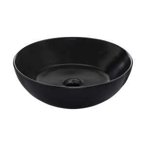 Schöner Wohnen Aufsatz-Waschbecken Beco 38 cm Mattschwarz