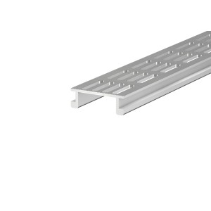 Entwässerungsrinne-Proside aus Aluminium 60 mm x 20 mm x 2000 mm Eloxiert
