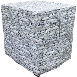 IBC Design-Cover Rocky für 1000 l IBC-Tank, Stein-Optik, Zubehör für Regentonnen.