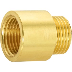 Hahnverlängerung aus Messing, 18,6 mm x 21 mm, 20 mm Länge für Gewindefittings.