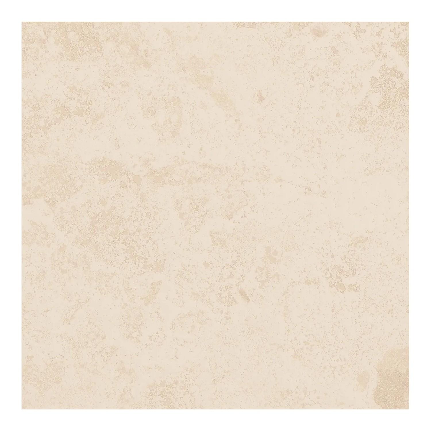 Matte, glasierte Feinsteinzeug Bodenfliese in Ivory, 60x60 cm, für Innen- und Außenbereiche.