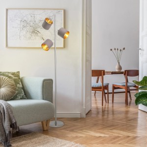 Näve Stehleuchte Maron Braun 152,8 cm