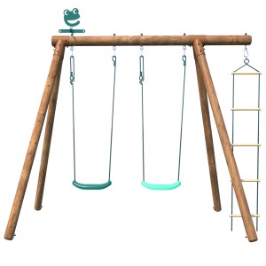 Soulet Holzschaukel Tonka 245 cm x 166 cm x 190 cm