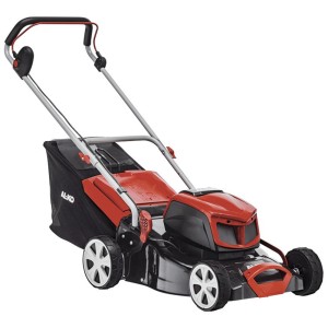 Al-Ko Akku-Rasenmäher 42.9 LI EnergyFlex mit Akku und Ladegerät, rot/schwarz, 42 cm Schnittbreite.
