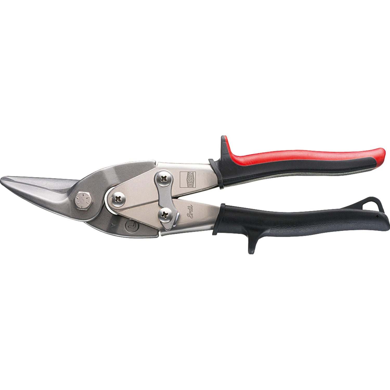 Erdi Figuren-Schere D16L-SB, Blechschere für kurze, gerade und Figurenschnitte.