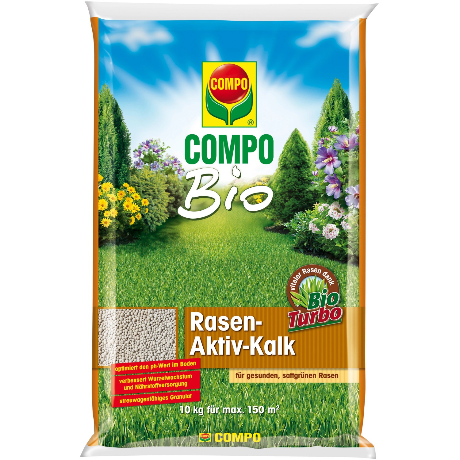 Compo Bio AktivKalk für Rasen und Garten 10 kg kaufen bei OBI