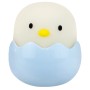 MegaLight LED Nachtlicht Baby Eggy, dimmbar, 3er-Set. Küken in blauer Eierschale.