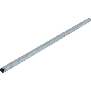 Verzinktes Gewinderohr, 41,9 mm x 1500 mm, mit Außengewinde für Installationen im Innen- und Außenbereich.
