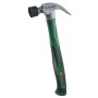 Bosch Klauenhammer DIY, 450g, mit grünem Griff und Stoßdämpfer.