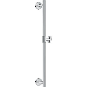 Hansgrohe Unica Comfort Brausestange, 65 cm, Chrom. Duschstange mit Brausehalter und Wandbefestigung.