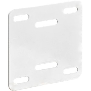 Hettich Reparaturblech für Montageplatte 60 mm x 60 mm x 0,8 mm Weiß