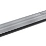 Abschlussprofil combi-fix, silbernes Alu, schraubbar, 30x12x930 mm, für Bodenabschluss.