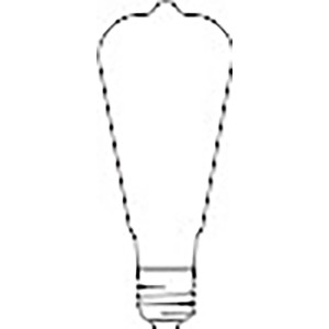 Ledvance Smart+ Filament Edison E27 Leuchtmittel, 6W, Gold, für smarte Beleuchtung.