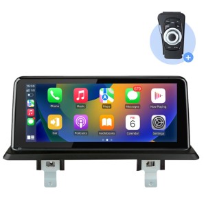 Junsun Android Multimedia Display für BMW E87. CarPlay-Interface, iDrive Controller. Navigation, Konnektivität.