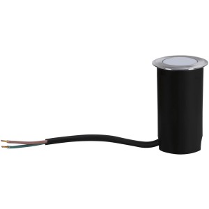 Runder Paulmann LED-Bodeneinbaustrahler, 230V, insektenfreundlich, für den Außenbereich.