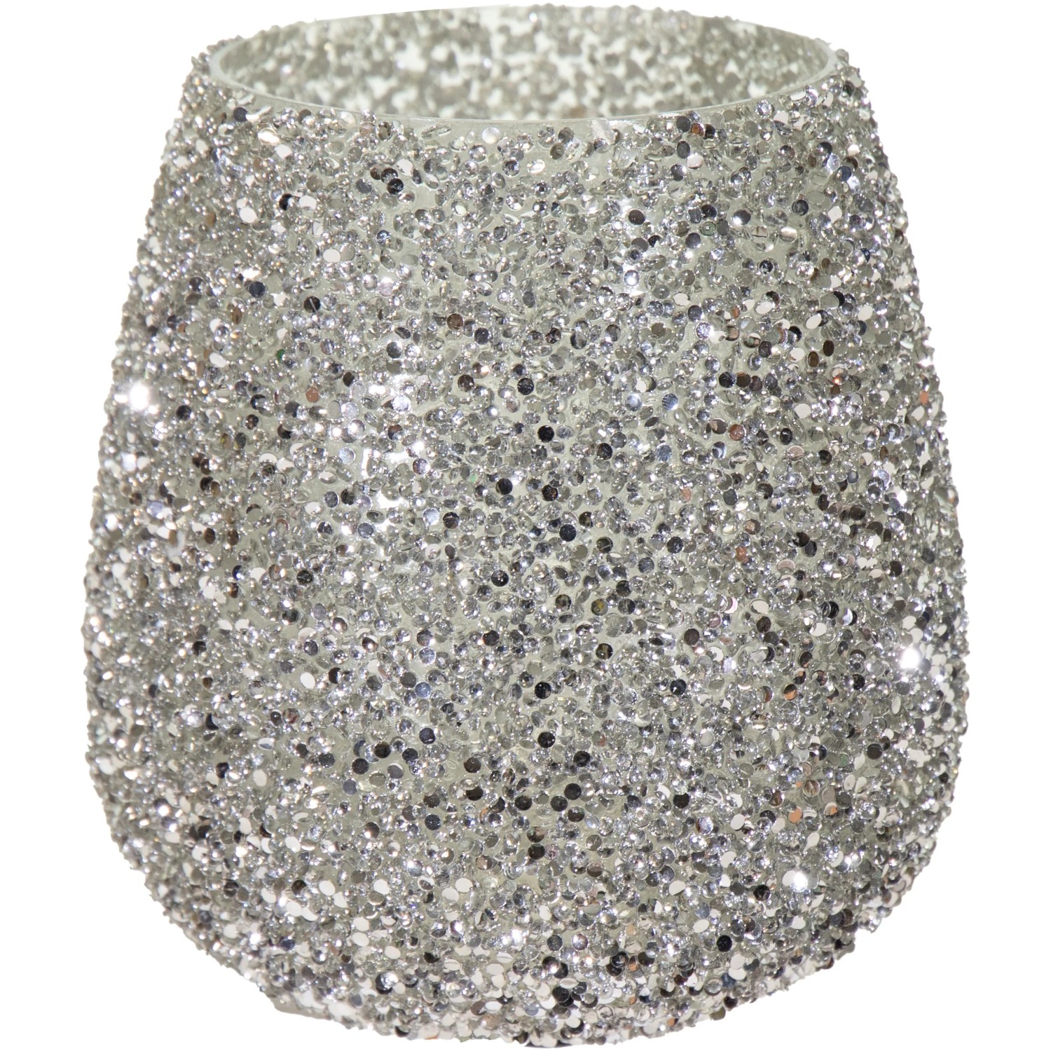 Mega Collections Pflanzgefäß Strass Ø 16 cm x 16,5 cm Silber kaufen bei OBI