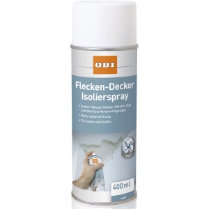 OBI Flecken-Decker Isolierspray, 400ml, weiß matt. Grundierspray zur Fleckenisolierung.