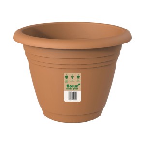 Florus Pflanztopf Fiore Alessia, Ø 30 cm, Terrakotta, aus recyceltem Kunststoff.