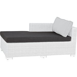 Ersatz-Sitzkissen dunkelgrau für Récamiere des Lounge-Sofas Studley.