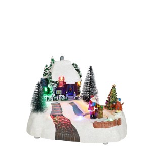 Luville Collectables Village House 1162760 batteriebetrieben mehrfarbig
