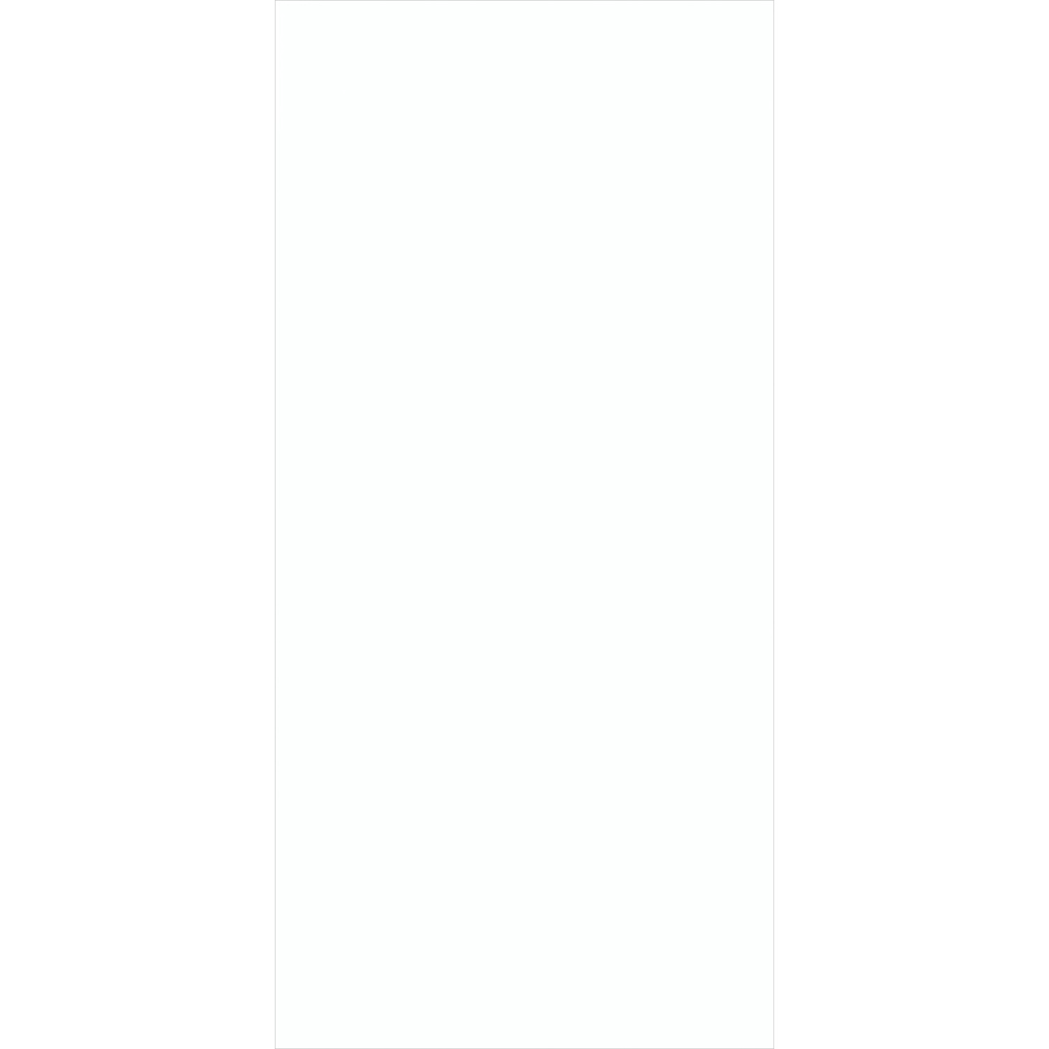 Schulte Duschrückwand Hochglanz Weiß, 210x100cm, fugenlose Wandverkleidung für Bad & Dusche.