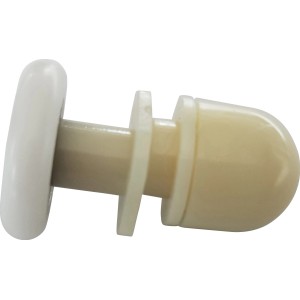 Einzelrolle für Duschkabinen, 4er-Set, geeignet für 4 mm Glasstärke.