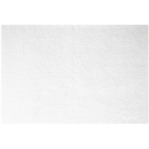 Weißer Spirella Elements Badteppich, 55x65 cm, aus Baumwolle.