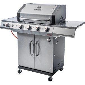 Char-Broil Gasgrill Performance PRO S 4 mit 4 Brennern, Seitenbrenner und Edelstahl-Design.