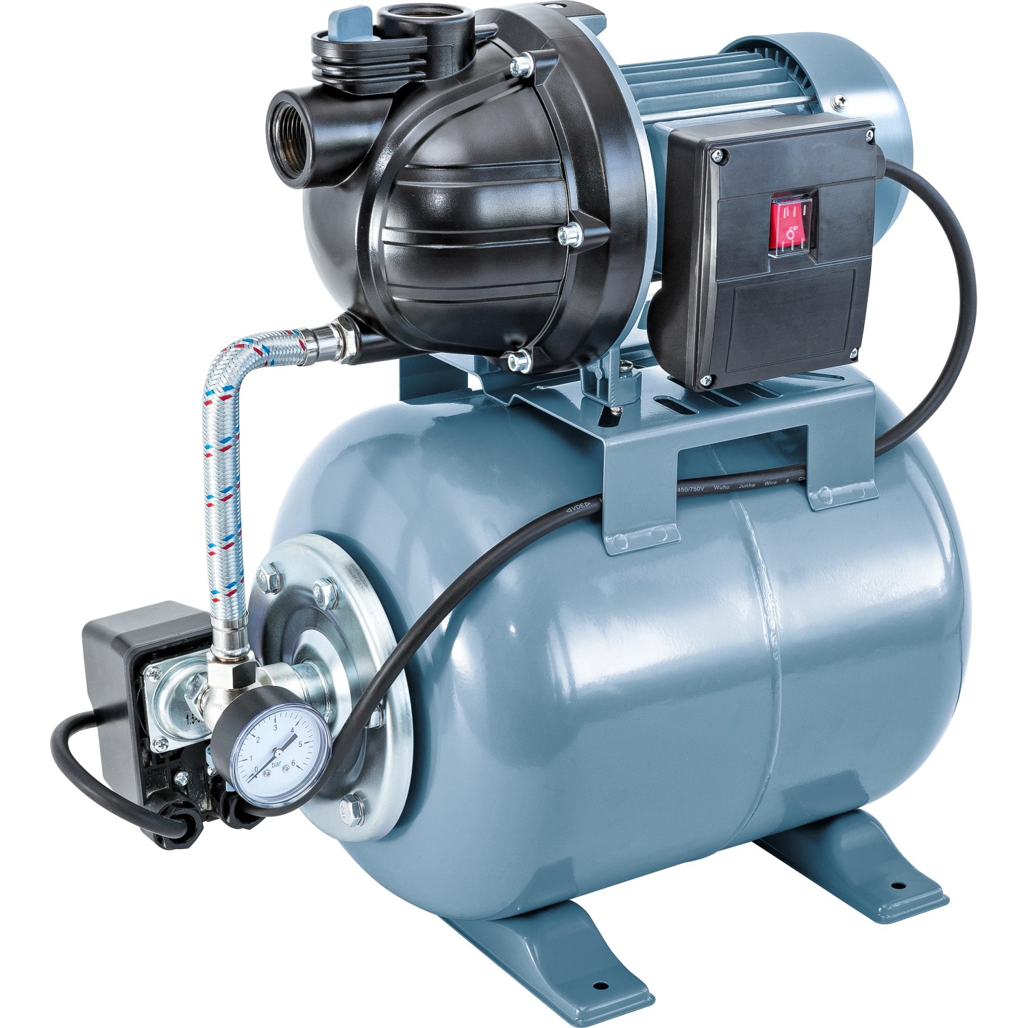 Hauswasserwerk 800 W HWW 3200 für Haus und Garten zur automatischen Wasserversorgung.