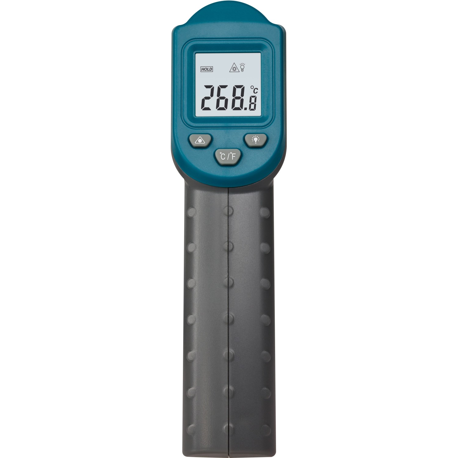 TFA Dostmann Infrarot-Thermometer Ray in Türkis zur berührungslosen Temperaturmessung.
