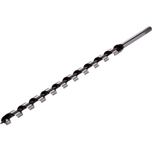 LUX Balkenbohrer Comfort, 20 mm Durchmesser, 460 mm Länge, für tiefe Bohrungen in Holz.