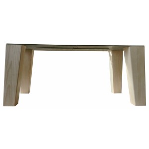 Justus Fuß-Set für Kaminöfen Dias Metall Buche-Optik