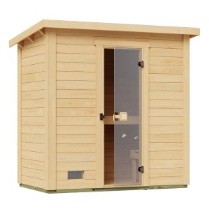 Weka Saunahaus Kaapi 1 Dampfbad-Ofen Natur