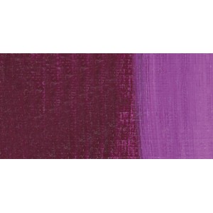 Lukas Studio Ölfarbe Mauve: Farbauftrag auf Leinwand, von dunklem zu hellem Mauve-Ton.