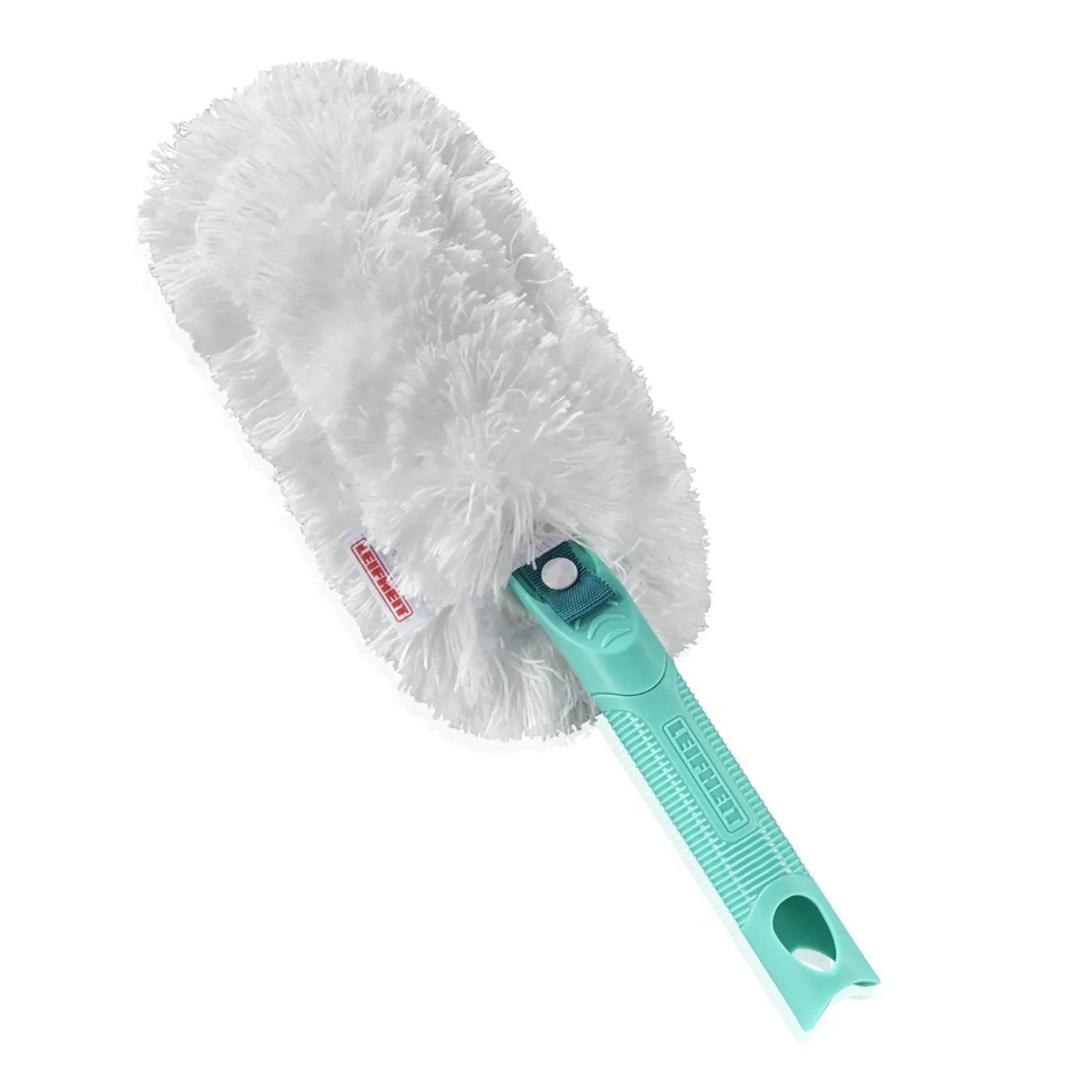 Spolverino Leifheit SUPERDUSTER XL Pro Reach - Manico Lungo 43 Cm, Lavabile 50 Volte, Microfibra, Snodo Flessibile