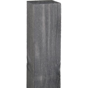 Pfosten für Sichtschutzelement "Neo" sägerau Grau imprägniert