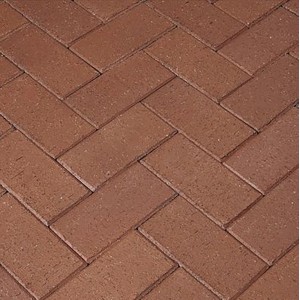 Pflasterklinker Brandenburg Rot 10 x 20 x 5,2 cm