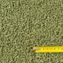 Streu- und Pflastersplitt 2-4 mm, gräulich-grün, mit Maßband zur Größenanzeige.