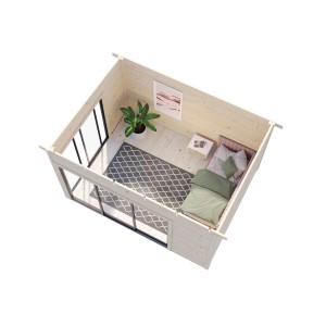 Palmako Gartenhaus Andrea Slide Plus Transparent 390 cm x 300 cm FSC®