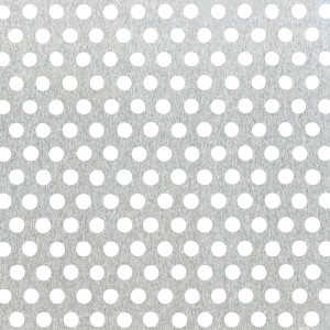 Lochblech Natur Lochung rund 250 mm x 500 mm x 1,5 mm