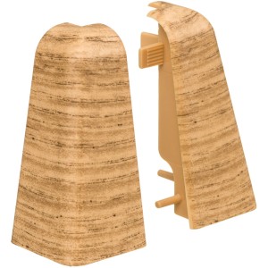 Living by Haro Außenecken Eiche, 2er-Set für Sockelleisten, Zubehör für Laminat & Parkett