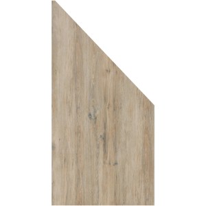 System Keramik Sichtschutz-Board Dark Eiche schräg 180 cm x 90 cm
