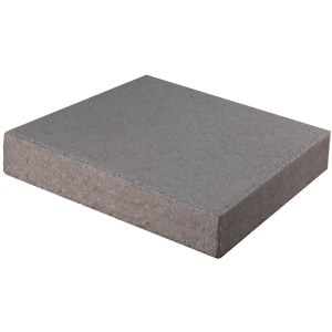 Graue Premac Terrassenplatte Ester, 30x30x5 cm, aus Beton für Terrasse und Gehweg.