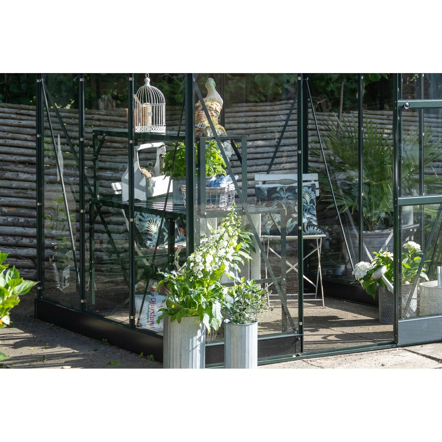 Halls Tisch Standalone 1 Sektion Alu 121 cm x 52 cm Grün_3