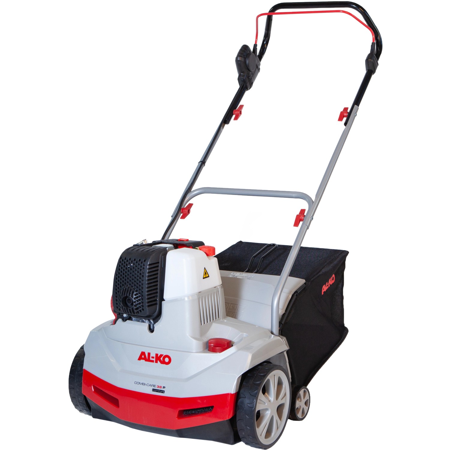 Al-Ko Benzin-Vertikutierer Combi Care 38 P Comfort mit Fangkorb. Vertikutierer für Rasenpflege.