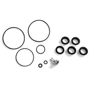 Intex Entlüftungsventil und O-Ringe Set für Sandfilterpumpen, bestehend aus 11 O-Ringen und einem Luftauslassventil.